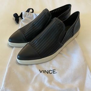Vince Paeyre Perforated Cap-Toe Sneaker